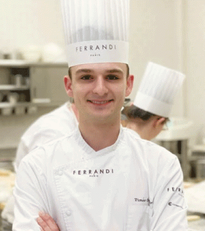 Félicitations à Timéo Ouvrard, apprenti en CAP Connexe Boulangerie à FERRANDI Paris