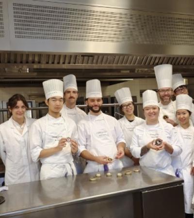 FERRANDI Paris - Kasnodar Caviar demonstration for students in Intensive Professional Program in French Cuisine