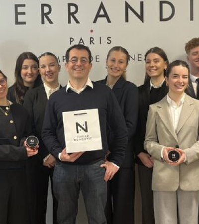 Masterclass Caviar de Neuvic pour les  Bachelor en Management Hôtelier et Restauration FERRANDI Paris, campus de Rennes