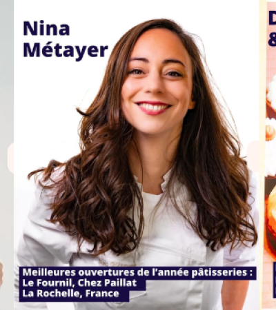  Palmarès 2025 de La Liste : les alumni de FERRANDI Paris à l’honneur : Nina Métayer – Le Fournil, Chez Paillat, La Rochelle (France)  Meilleures ouvertures de l’année – pâtisseries  Park Joon Woo – Café aux Petits Verres, Séoul (Corée du Sud) 🏆 Meilleures pâtisseries à explorer ✨ Diego Cervantes – Mi Cielo, Bordeaux (France) Meilleures pâtisseries à explorer 