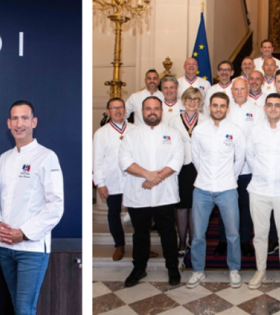 photo de groupe chef et jury à FERRANDI Paris