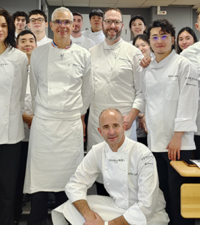 Masterclass in Haute Cuisine: Jérôme Le Minier shares his expertise with FERRANDI Paris Students 