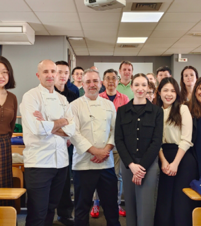 Welcoming the students of the Advanced Professional Program in French Cuisine and French Pastry to FERRANDI Paris 2